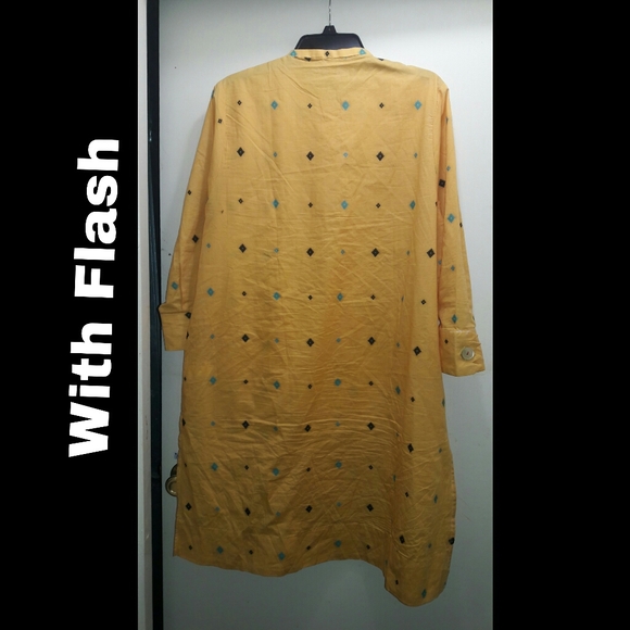 Yellow 1-piece Kurti - Picture 4 of 7